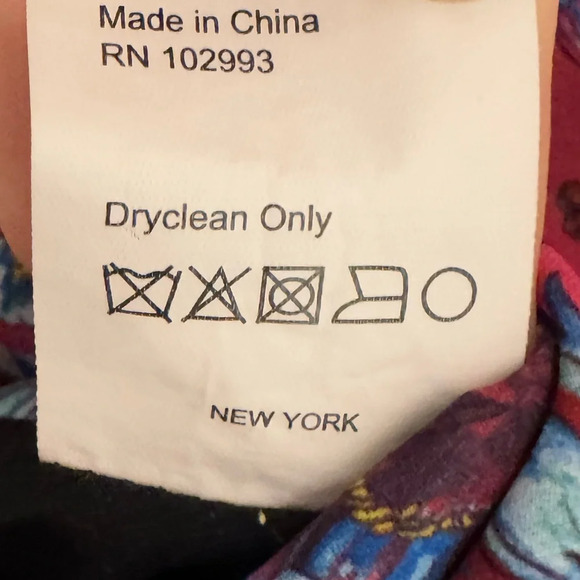 Prabal Gurung Floral Print A Line Pink Blue Mini Dress Womens Size 12 - Picture 7 of 11